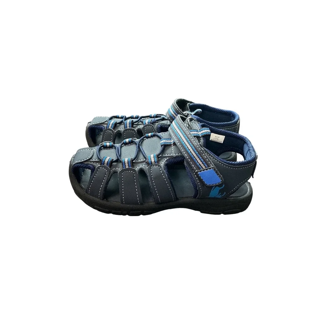 Rugged Bear Boys Navy Blue Closed Toe Fisherman Sandals Size 11 RB81480‎